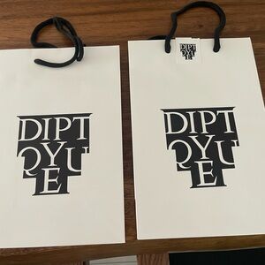 Diptyque White Gift Bags